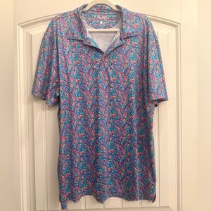 CHUBBIES Men XL Performance Polo Golf Shirt Casual Spring/Summer